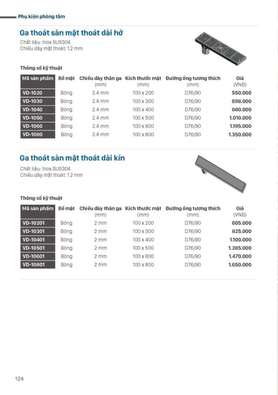 Catalogue Thiết bị vệ sinh VIGLACERA mới nhất 2026 (124)