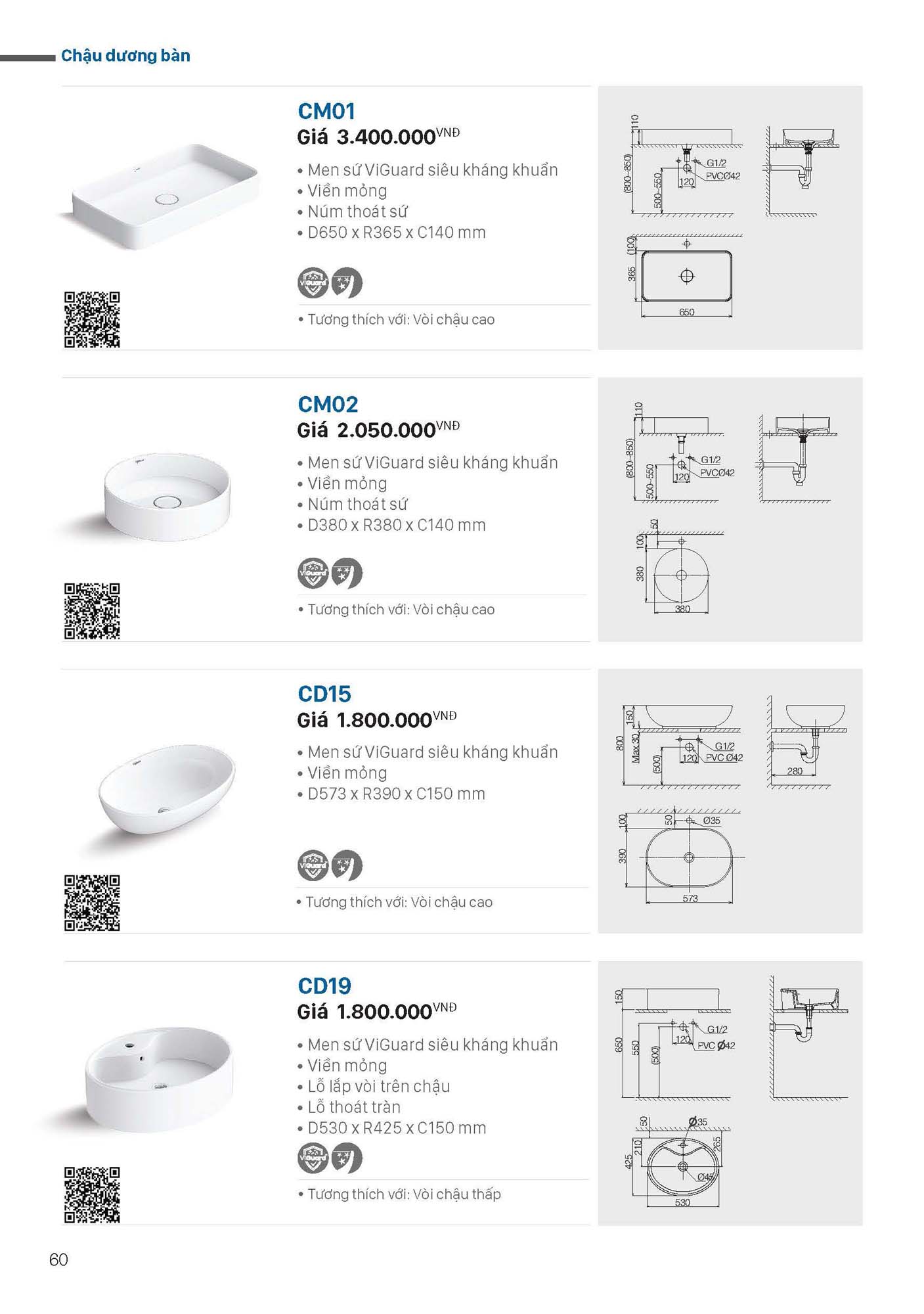 Catalogue Thiết bị vệ sinh VIGLACERA mới nhất 2026 62 Catalogue Thiet bi ve sinh VIGLACERA moi nhat 2026 60