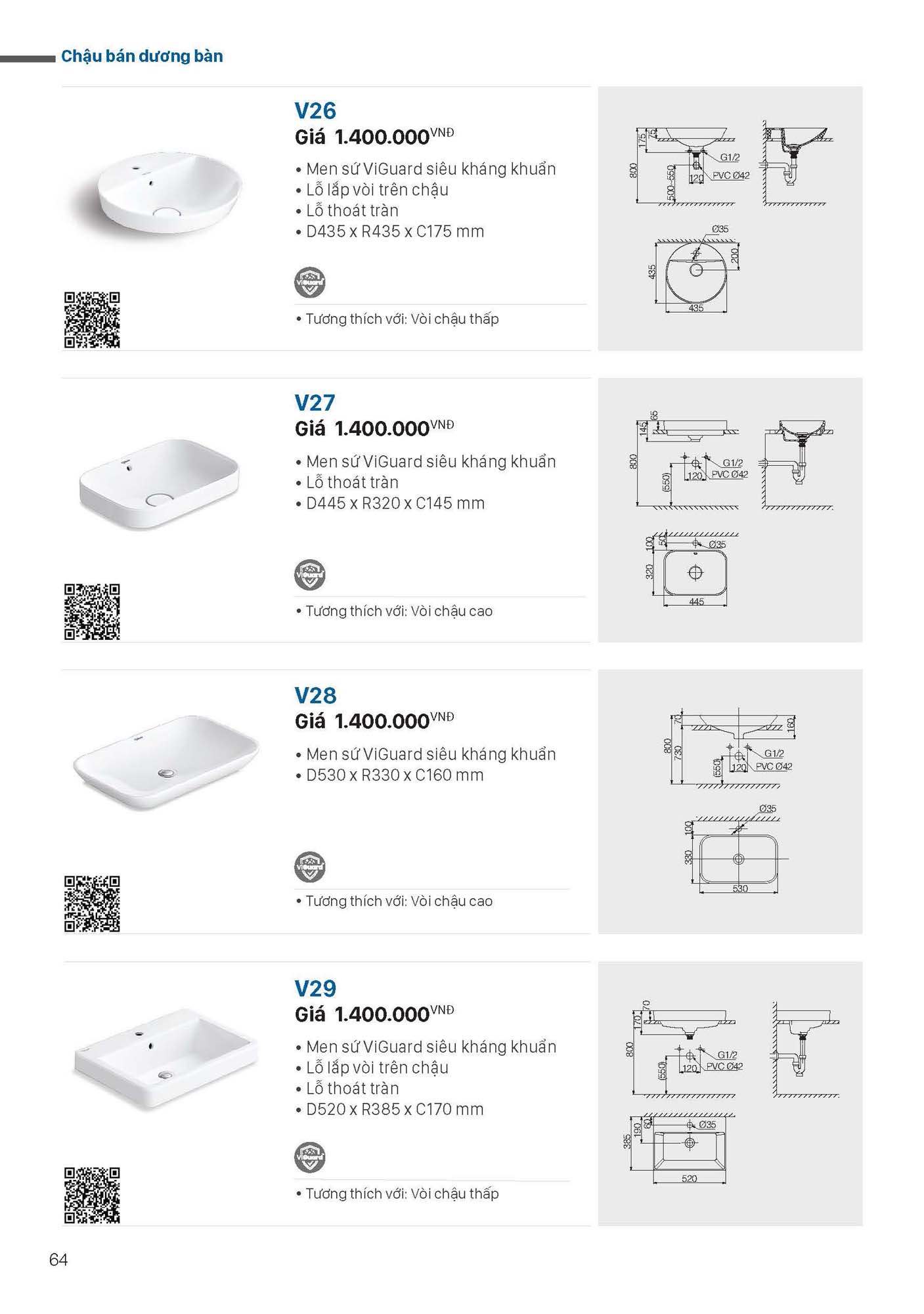 Catalogue Thiết bị vệ sinh VIGLACERA mới nhất 2026 66 Catalogue Thiet bi ve sinh VIGLACERA moi nhat 2026 64