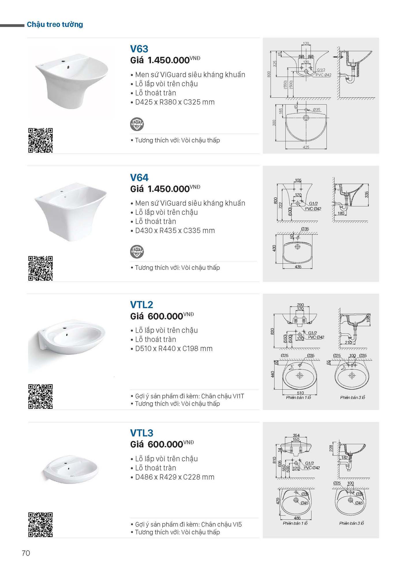 Catalogue Thiết bị vệ sinh VIGLACERA mới nhất 2026 72 Catalogue Thiet bi ve sinh VIGLACERA moi nhat 2026 70