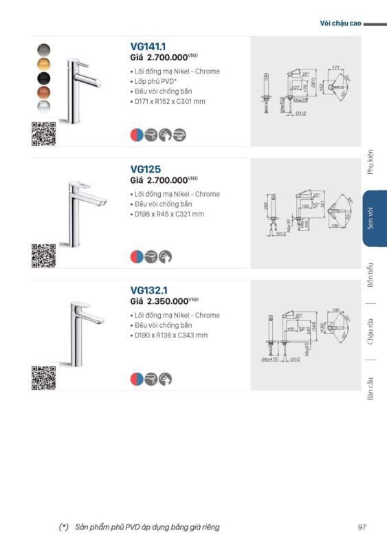 Catalogue Thiết bị vệ sinh VIGLACERA mới nhất 2026 (97)
