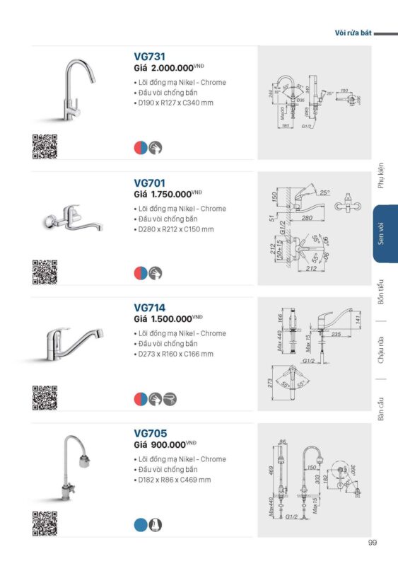 Catalogue Thiết bị vệ sinh VIGLACERA mới nhất 2026 (99)