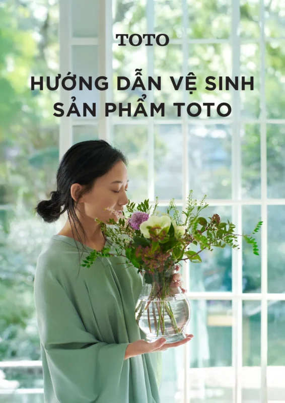Huong dan ve sinh cac san pham thiet bi ve sinh TOTO