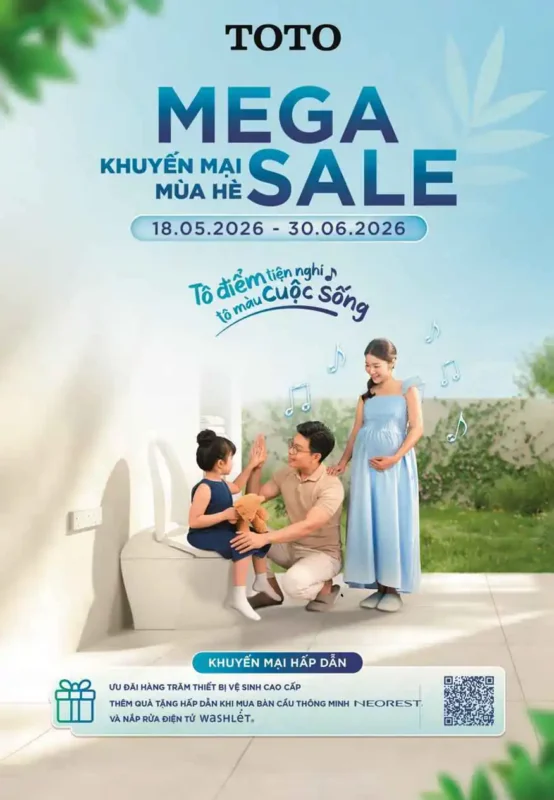 anh bia CATALOGUE Khuyen mai mua he Thiet bi ve sinh TOTO
