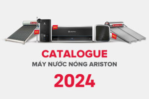 anh bia Catalogue Bình nóng lạnh Ariston gián tiếp & trực tiếp mới nhất 2024