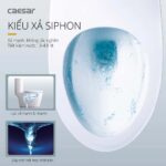 Bồn cầu 1 khối CAESAR C1364 nắp êm MU234 - Ảnh 13