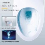Bồn cầu 1 khối CAESAR C1374 nắp êm MU235 - Ảnh 11