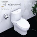 Bồn cầu 1 khối CAESAR C1375 nắp êm M221 - Ảnh 9