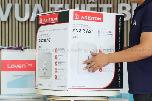 Binh nong lanh ARISTON AN2 30 R AG 30L lit andris2 vuong gian tiep 2.5FE 2500w 5