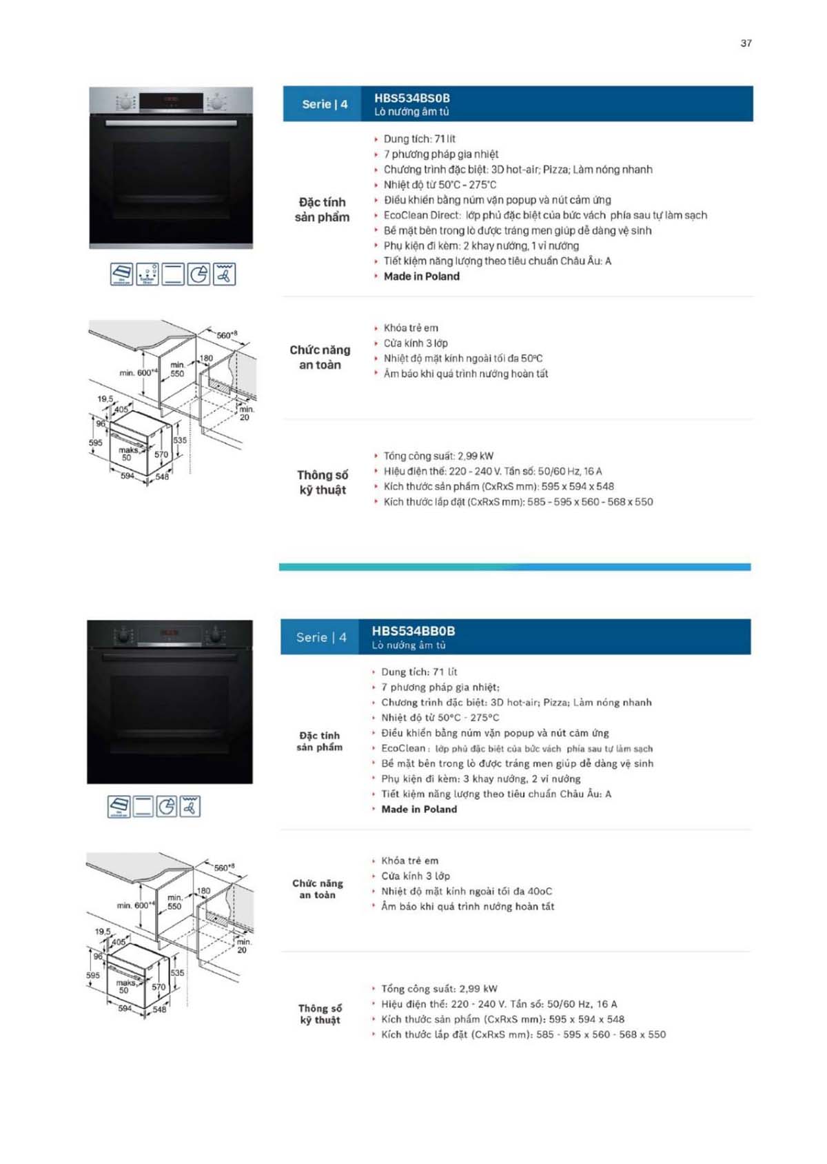 CATALOGUE BOSCH THE GIOI BEP 2024 37