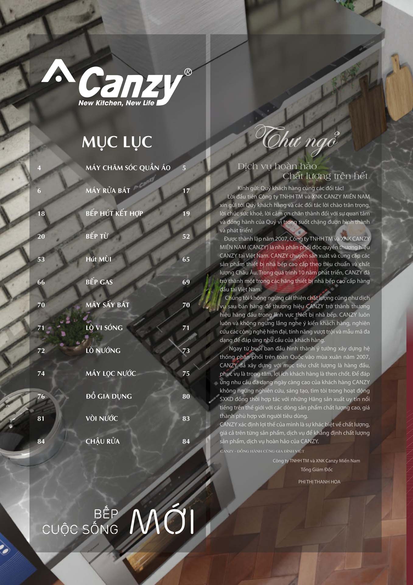 Catalogue CANZY 2024 Bang gia thiet bi nha bep 2