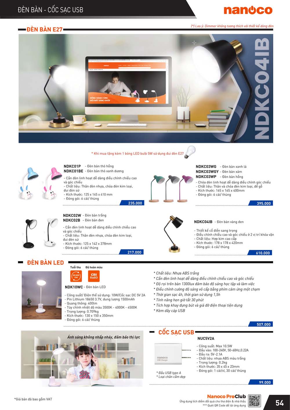 Catalogue Panasonic 04 2024 Bang gia thiet bi dien Nanoco 56