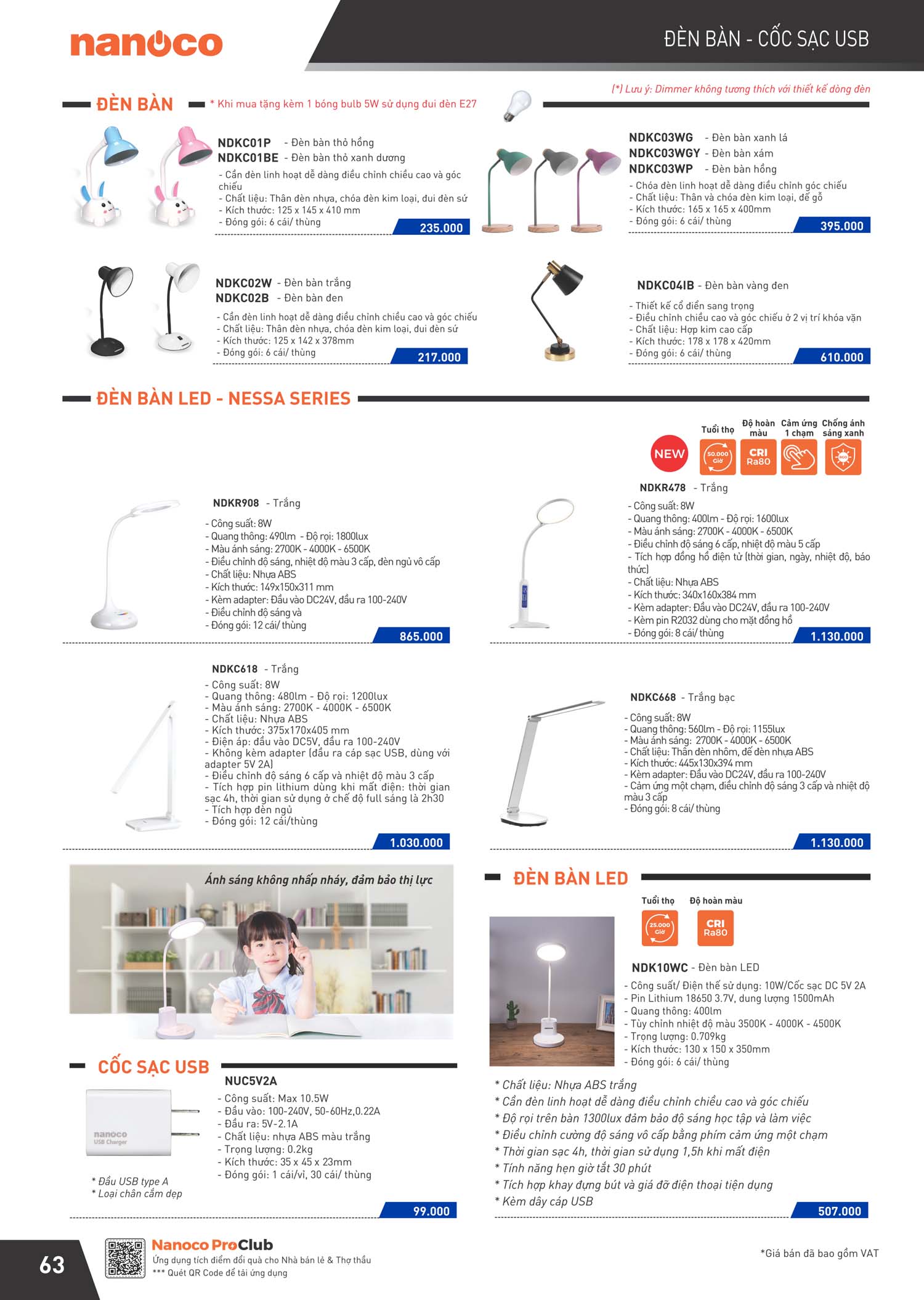 Catalogue Panasonic Bang gia thiet bi dien Nanoco 64