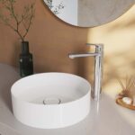 Vòi lavabo VIGLACERA VG132.1 cổ cao nóng lạnh - Ảnh 4