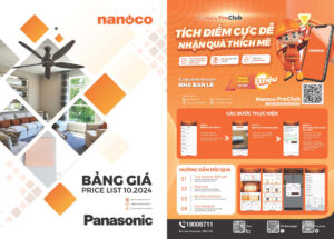 anh bia Catalogue Panasonic Bang gia thiet bi dien Nanoco 88