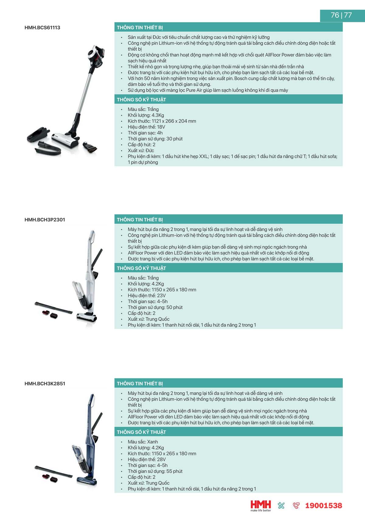 catalogue BOSCH HMH 2024 77