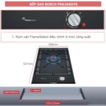 Bếp gas đơn BOSCH PRA3A6D70 Domino Serie 8 - Ảnh 2