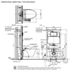 Bồn cầu thông minh TOTO CW822RA TCF23410AAA WH172A MB170P#SS nắp rửa điện tử - Ảnh 2