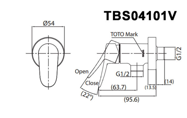 Bản-vẽ-kỹ-thuật-Vòi-sen-tắm-TOTO-TVSM103NSS-nóng-lạnh