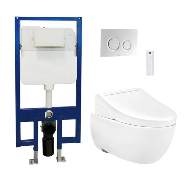 Bồn cầu thông minh TOTO CW812RA WH172A TCF24410AAA MB174P#WH nắp rửa điện tử
