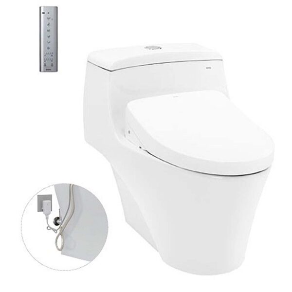Bồn cầu thông minh TOTO MS823DRW11#XW nắp rửa điện tử TCF4911Z