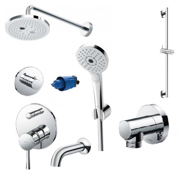 Vòi sen âm tường TOTO TBW01004A TBW01010V TBS02001B TBS02304B TBV01103B TBN01102B TBW01014B TBW01016B 3 Đường Nước