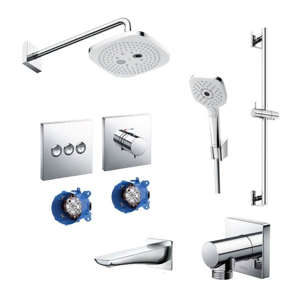 Vòi sen âm tường TOTO TBW02004A TBW02006V TBG02001B TBV02402B TBN01001B TBV02105B TBN01001B TBW02013B TBW02012B 3 đường nước nóng lạnh