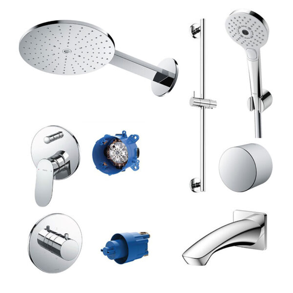 Vòi sen âm tường TOTO TBW07004A TBN01002B TBW01010V TBG09001B TBW01016B TBW07020A TBG01304BA TBN01001B TBV01102B TBN01101B 3 đường nước