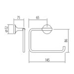 Bản vẽ kĩ thuật Lô giấy HUGE H-B1539M