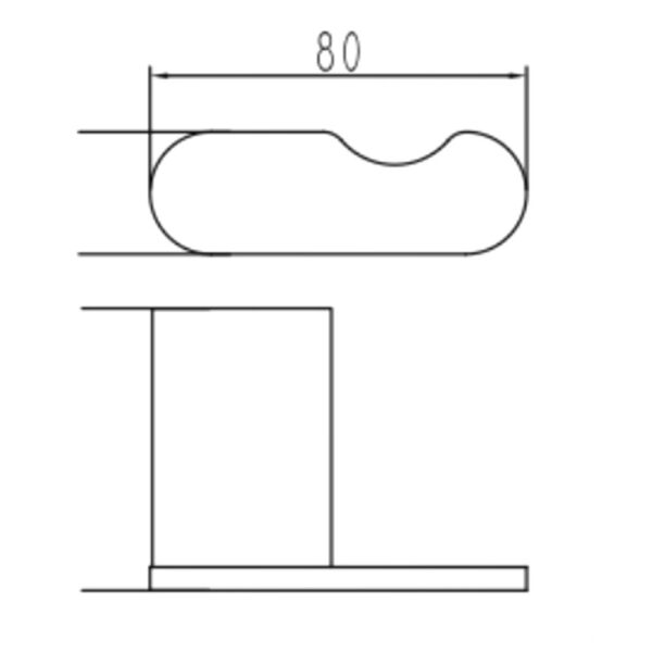 Bản vẽ kĩ thuật Móc treo quần áo HUGE H-B1426S