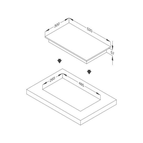 Bếp điện đôi MALLOCA MDH-02R domino (1)