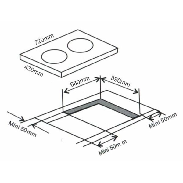 Bếp từ đôi ARBER FHT101