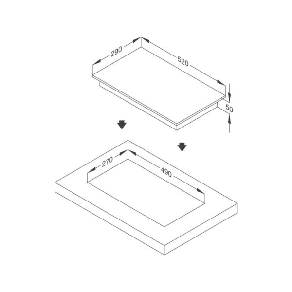 Bếp từ đơn MALLOCA MDR 301 domino