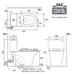 Bồn cầu 1 khối D&K DK-C2419 1