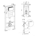 Bồn cầu treo tường D&K DK-C204 1