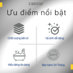 Bồn tắm CAESAR KT1170 lập thể 1.7M - Ảnh 8