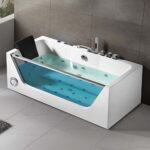 Bồn tắm D&K DK-Q408 1 yếm masage