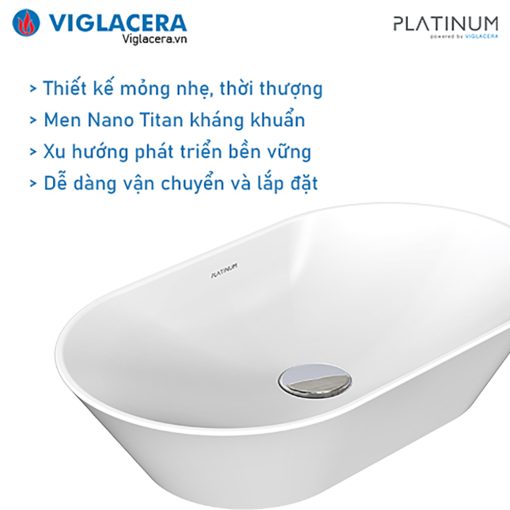 Chau lavabo dat ban PLATINUM P.21.450 2
