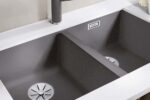 Chậu rửa bát đá BLANCO SUBLINE 350 350-U ROCK GREY 2 hố (1)