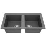 Chậu rửa bát đá TEKA STONE 90 B-TG 2B 115260007 GREY 2 hố - Ảnh 5