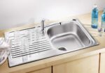 Chậu rửa bát inox BLANCO TIPO 45 S COMPACT 513442 dương bàn 1 hố 1 bàn (1)