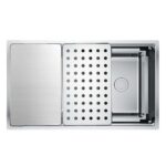 Chậu rửa bát inox KONOX KN7644SU DEKOR âm bàn 1 hố (1)