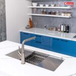 Chậu rửa bát inox KONOX KN7644SU DEKOR âm bàn 1 hố - Ảnh 5