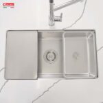 Chậu rửa bát inox KONOX KN8146SU DEKOR âm bàn 1 hố