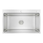 Chậu rửa bát inox KONOX KN8151TS DEKOR BASIC dương bàn 1 hố (1)