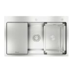 Chậu rửa bát inox KONOX KN8151TS DEKOR dương bàn 1 hố