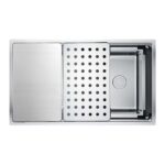 Chậu rửa bát inox KONOX KN8644SU DEKOR âm bàn 1 hố