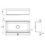 Chậu rửa bát inox KONOX KN8644SU DEKOR âm bàn 1 hố - Ảnh 2