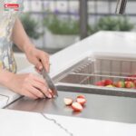 Chậu rửa bát inox KONOX KN8646DU DEKOR âm bàn 2 hố (1)