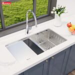 Chậu rửa bát inox KONOX KN8646DU DEKOR âm bàn 2 hố (1)